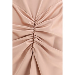 فستان طويل متعدد الألوان من البوليستر