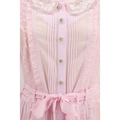 فستان كاجوال متعدد الألوان من الفسكوز