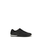 Black Calf Leather Bos Taurus Low Top Sneakers