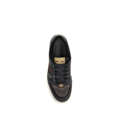 Black Calf Leather Bos Taurus Low Top Sneakers
