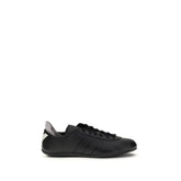 Black Rubber Athletic Sneakers