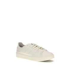 White Calf Leather Bos Taurus Low Top Sneakers