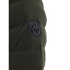 Green Nylon Full-Length Jacket