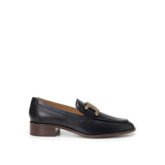 Black Calfskin Slip-On Loafers