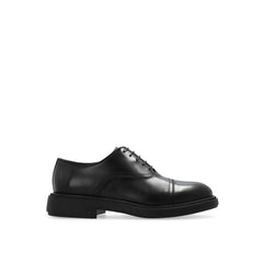 Black Calfskin Oxfords And Derbies