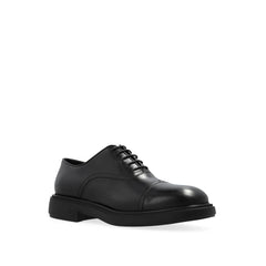 Black Calfskin Oxfords And Derbies