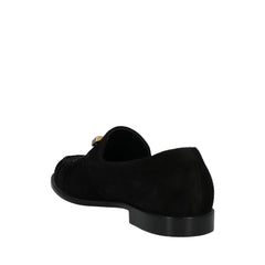 Black Calfskin Slip-On Loafers