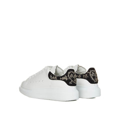 White Calfskin Chunky Sneakers