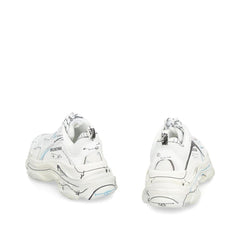 White Calfskin Chunky Sneakers
