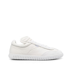 White Calfskin Low Top Sneakers