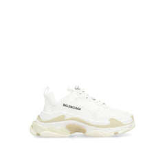 White Calfskin Chunky Sneakers