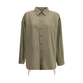 Beige Cotton Dress Shirt