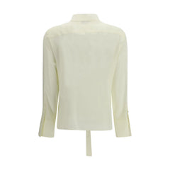 Bicolor Silk Blouse