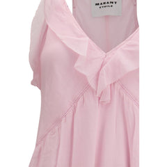 فستان كاجوال قطني متعدد الألوان