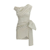 Multicolor Polyester Cocktail Dress