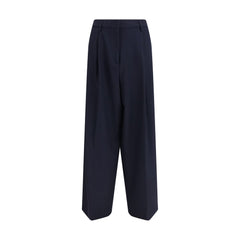 بنطال كاجوال من البوليستر الأزرق