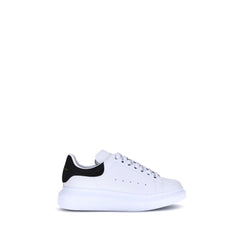 White Calf Leather Bos Taurus Platform Sneakers