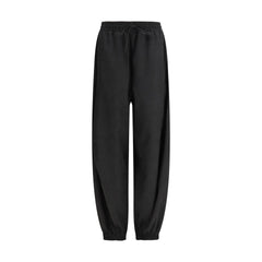 Black Polyester Joggers (Workout Pants)