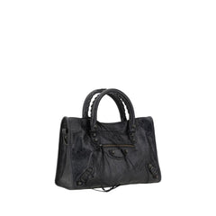 Black Calf Leather Bos Taurus Shoulder Bag