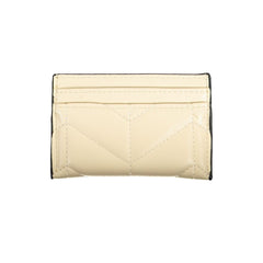 محفظة نسائية من البولي يوريثين باللون البيج