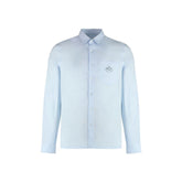 Blue Cotton Dress Shirt
