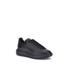 Black Calf Leather Bos Taurus Platform Sneakers