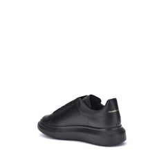 Black Calf Leather Bos Taurus Platform Sneakers