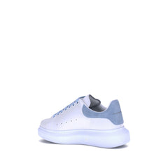 Blue Calf Leather Bos Taurus Platform Sneakers