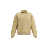 Beige Cotton Sweatshirt