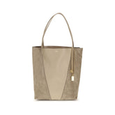 Beige Leather Shoulder Bag