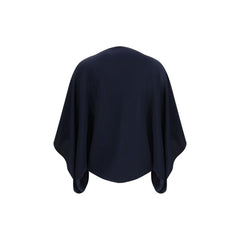Blue Polyester Sweatshirt