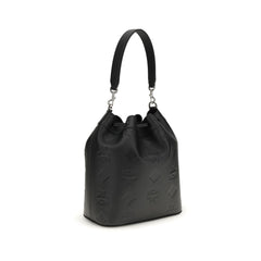 Black Calf Leather Bos Taurus Backet Bag