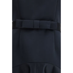 فستان كاجوال أزرق من البوليستر