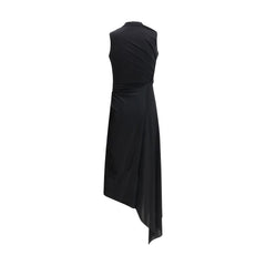 Black Polyamide Casual Dress