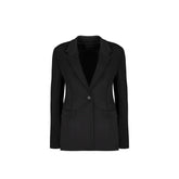 Black Elastane Blazer