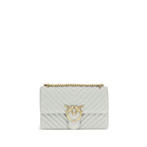 حقيبة كتف من جلد العجل الرمادي Bos Taurus