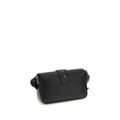 Black Calf Leather Bos Taurus Shoulder Bag
