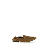 Brown Calf Leather Bos Taurus Slip-On Loafers
