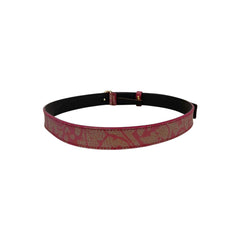 Red Genuine Leather Women Belt