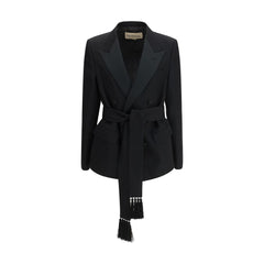 Black Fleece Wool Blazer