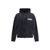 Black Cotton Sweatshirt