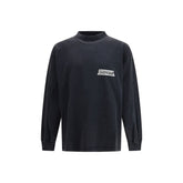 Black Cotton Sweatshirt