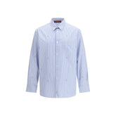 Light Blue Cotton Pattern Shirt