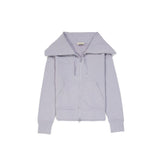 Purple Cotton Cardigan