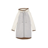 Brown Polyester Coat