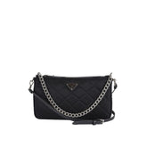Black Nylon Shoulder Bag