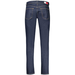 Blue Cotton Men's Slim Tapered Jeans