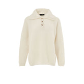 White Wool Polo Shirt