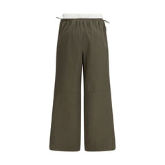 Bicolor Cotton Casual Pants
