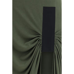 Bicolor Polyester Casual Dress